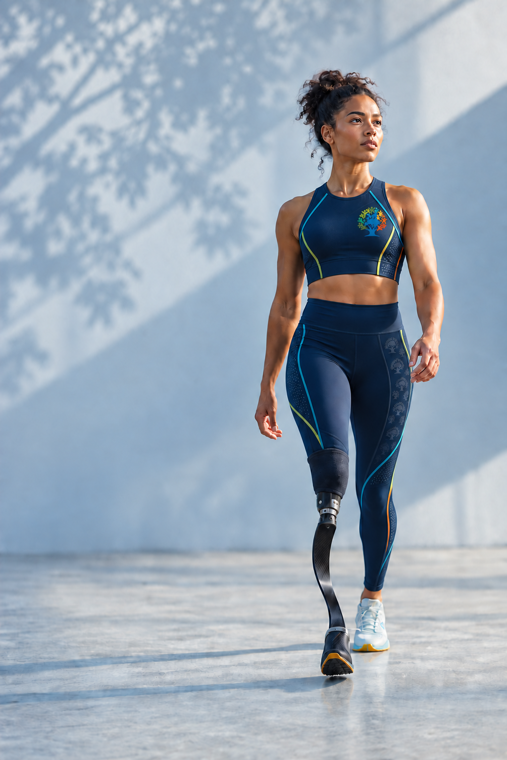 Athlete wearing the SANE Project performance kit
